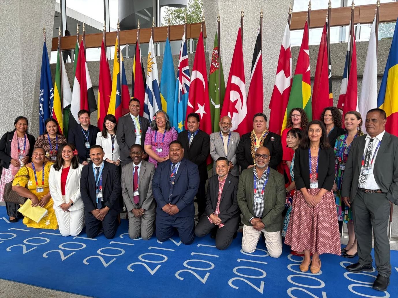 Pacific labour ministers and heads of delegations at the 114th Session of the International Labour Conference in Geneva.
