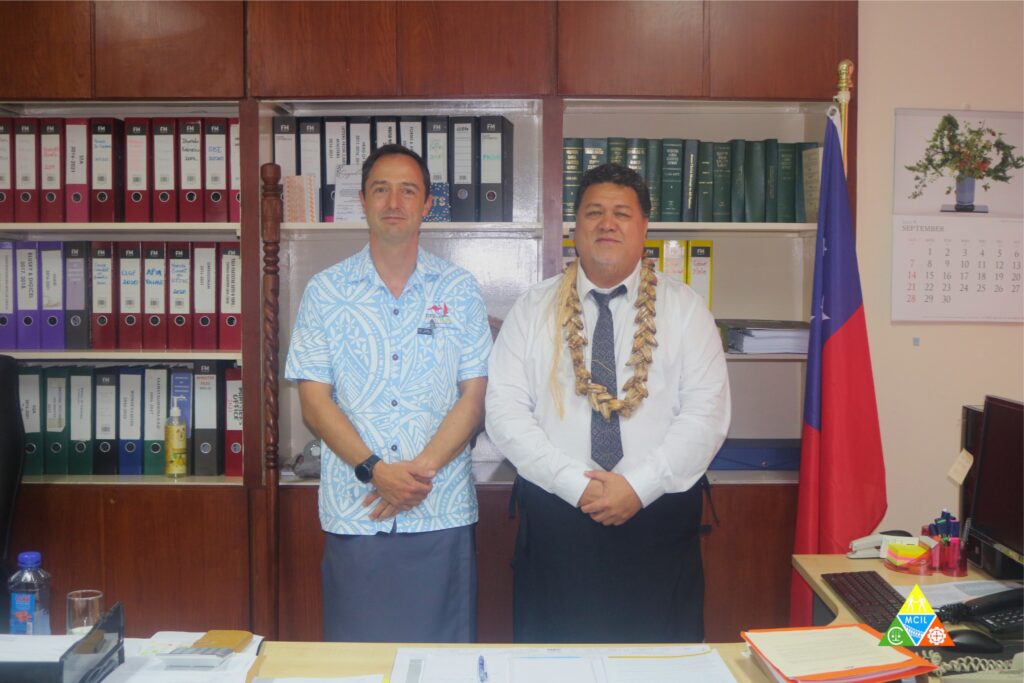 Courtesy Call – Hon. Minister Fata Ryan Schuster and HE Will Robinson, Australian High Commissioner to Samoa